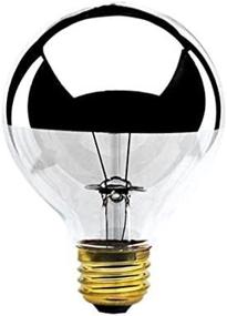 img 1 attached to 💡 Enhance Your Space with Bulbrite 40G25HM Half Chrome 40W Globe Shape Bulb (4 Pack)