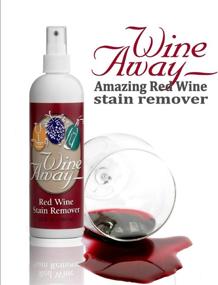 img 3 attached to 🍷 Wine Away Red Wine Stain Remover - Best Wine Spot Remover for Fabric Upholstery and Carpets - Effective Spray Solution for Stain Removal - Vanish Stains in Laundry, Zero Odor - 12-Ounces, Set of 4