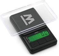 📏 тревей апекс цифровая мини-весы - (1000г х 0.1г - черные) - компактные весы для точного измерения веса - портативные кухонные весы логотип
