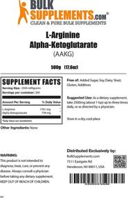 img 3 attached to BulkSupplements.com L-Arginine a-Ketoglutarate (AAKG) - Powder - Arginine Supplement - AKG Supplement (500g - 1.1lbs) - Enhanced for SEO