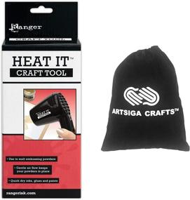 img 4 attached to 🔥 Ranger Ink Heat It Craft Tool 120v с бонусной сумкой для маленьких проектов Artsiga Crafts - Ultimate Crafting Bundle!