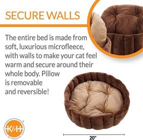 img 3 attached to Ultimate Comfort for Pets: Discover the K&H Lazy Cup Pet Bed