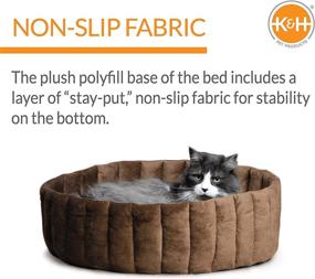 img 2 attached to Ultimate Comfort for Pets: Discover the K&H Lazy Cup Pet Bed