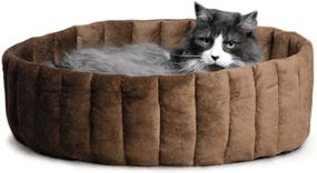 img 4 attached to Ultimate Comfort for Pets: Discover the K&H Lazy Cup Pet Bed