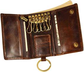 img 4 attached to ☕ Genuine Leather Wallet for Coffee Lovers: Leaokuu Men's Accessories