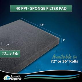 img 3 attached to 🐠 Aquatic Experts Clear Water Aquarium Filter Sponge: Ultimate Biological and Mechanical Sponge Filter Pad