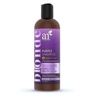 🟣 artnaturals purple shampoo for blonde hair - 12oz | sulfate-free, no parabens, protects & balances color tones | ideal for gray, silver, brunette, highlights, dyed or bleached hair | prevents brassy yellow tones logo