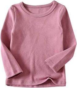 img 3 attached to Thermal Underwear Crewneck Toddler Pajamas Outdoor Recreation