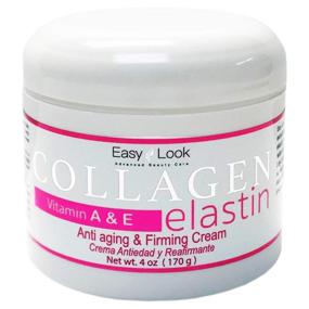 img 4 attached to 4oz Anti-Aging & Firming Cream with Vitamins A & E: Collagen Elastin Boost