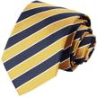 classic business striped microfiber necktie men's accessories in ties, cummerbunds & pocket squares logo