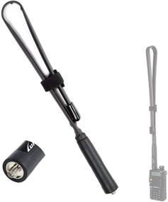 img 4 attached to 📻 LUITON Dual Band 144/430Mhz Walkie Talkie Antenna with SMA-Female Connector, Extended Length 72cm, for UV-5R, UV-82, BF-F8HP, UV-5R V2+ Plus, BF-F9 V2+ Two Way Radio