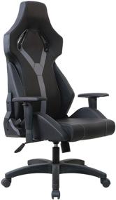 img 4 attached to 🕹️ Enhance Your Gaming Experience with TOPSKY All Molded Foam Video Gaming Chair for Home and Office in Black and Gray