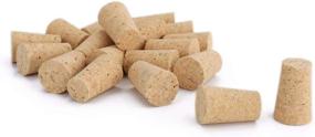 img 1 attached to Tastebar Tapered Corks Wooden Stoppers