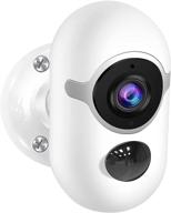 🏞️ outdoor security camera, poyasilon 1080p battery powered wireless wifi home security camera with two-way audio, night vision, pir detection, ip65 waterproof, sd/cloud storage logo