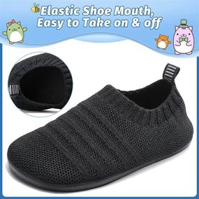 img 1 attached to 👶 Non-Slip Toddler Slippers Socks – House Shoes for Kids, Ideal for Walking