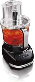 img 4 attached to Hamilton Beach Big Mouth Duo Plus 12-Cup Food Processor & Vegetable Chopper: With Additional Mini 4-Cup Bowl, Black (70580) - Powerful Kitchen Appliance!