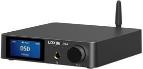 img 2 attached to 🎧 LOXJIE D30 Audio DAC & Headphone AMP: ES9068AS Chip, Bluetooth 5.0, PCM 32bit/768kHz, MQA DSD512, Hi-Res Certification, Remote Control