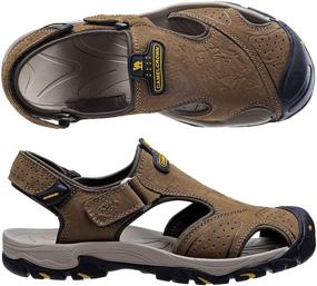 img 3 attached to CAMEL CROWN Waterproof Fisherman Summer Men's Shoes - Athletic Closed-Toe Design