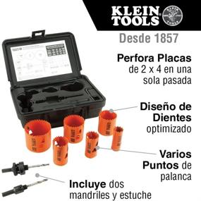 img 3 attached to Klein Tools 31902 8-Piece Bi Metal Set