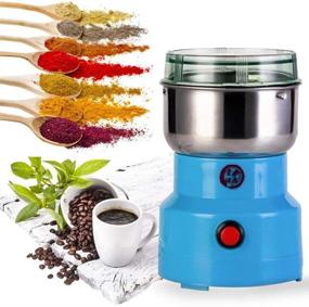 img 4 attached to Electric Multifunction Smash Machine for Coffee Beans, Household Grain Milling Grinder for Cereals, Seasonings, and Spices - Ideal for Daily Use