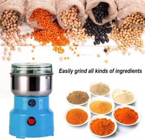 img 3 attached to Electric Multifunction Smash Machine for Coffee Beans, Household Grain Milling Grinder for Cereals, Seasonings, and Spices - Ideal for Daily Use