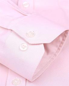 img 1 attached to Alimens Gentle Business Regular Sleeve Men's Clothing for Shirts