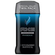 🪒 axe phoenix deodorant stick for men - pack of 2, 3 ounce logo