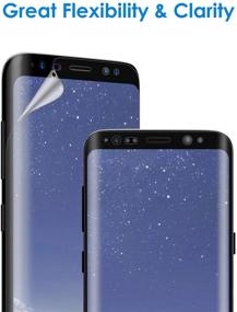 img 2 attached to 📱 JETech Защитное стекло для экрана Samsung Galaxy S8 (НЕ S8+), TPU ультра HD пленка, совместимое с чехлами, 2 штуки