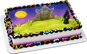 img 3 attached to 🎂 Spooky Cake Perfection: Grim Reaper and Gravestone DecoSet Cake Decoration