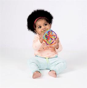 img 1 attached to Discover the Winkel Rattle & Sensory Teether Toy: A Stimulating Manhattan Toy