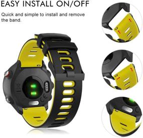 img 1 attached to Junboer Compatible Forerunner Replacement Smartwatches Wellness & Relaxation