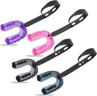 4-pack football mouthpiece for enhanced sports performance and safety - ideal for football, basketball, lacrosse, hockey, mma, and boxing logo