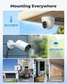 img 2 attached to 📷 REOLINK 8CH 5MP Home Security Camera System: High-Quality Wired IP Cameras and 8MP NVR with 2TB HDD for 24-7 recording, RLK8-520B2D2