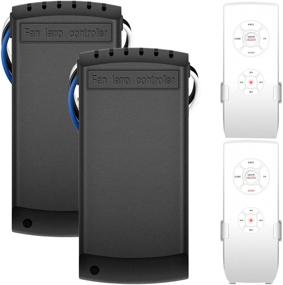 img 4 attached to 🔧 Enhance Your Ceiling Fan Experience with the 2 Pack Universal Remote Control Kits: Effortless Control of Your Harbor Breeze, Hunter, Honeywell, Hampton Bay, and Kichler Ceiling Fans