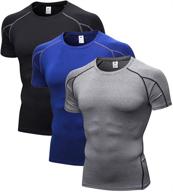 спортивная одежда для мужчин zengvee compression high elastic training 1053black логотип