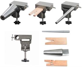 img 4 attached to SFC TOOLS Набор для работы на станке "Bench Anvil Combo Kit" - круглые материалы для изготовления браслетов и колец, наковальня, V-образная накладка на станок 13-134.