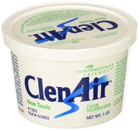 img 1 attached to 🌬️ ClenAir Odor Neutralizing Air Freshener: Unscented 1lb Gel Tub - Long-lasting Odor Eliminator for Any Space