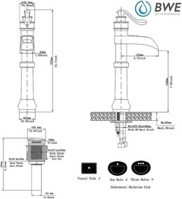 img 3 attached to 💧 Aquafaucet Single Commercial Bathroom Waterfall