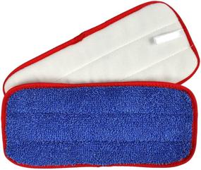 img 1 attached to 🧹 CleanAide All Purpose Twist Yarn Microfiber Mop Pads 10 Inches Red 6 Pack: Superior Cleaning and Value for Every Surface!