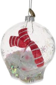 img 2 attached to Clear Polar Glitter Christmas Ornament