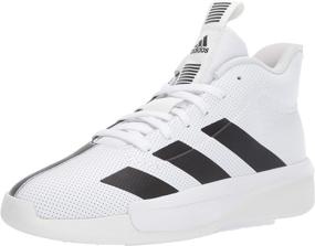 img 4 attached to 👟 Adidas Black Crystal White Basketball Shoes