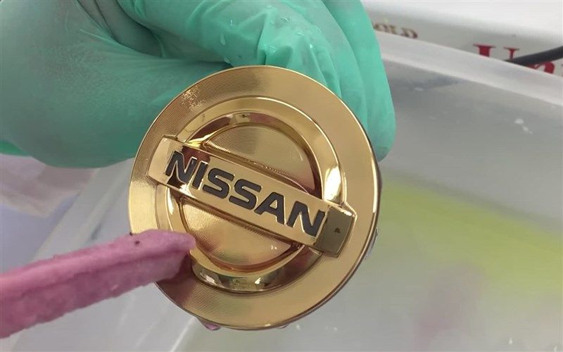 liquid brush gold plating solution 로고