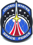 🚀 milspec full color pvc patch boosting morale in space force logo