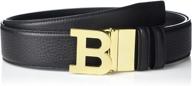 🧥 versatile style: bally buckle adjustable reversible black – effortlessly adaptable fashion logo