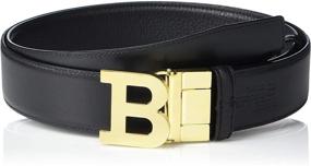 img 1 attached to 🧥 Versatile Style: Bally Buckle Adjustable Reversible Black – Effortlessly Adaptable Fashion