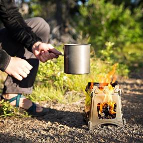 img 3 attached to kampMATE WoodFlame Ultra Lightweight Portable Wood Burning Camping Stove: Top Choice for Survival Packs & Emergency Preparedness