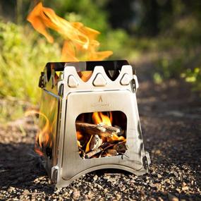 img 2 attached to kampMATE WoodFlame Ultra Lightweight Portable Wood Burning Camping Stove: Top Choice for Survival Packs & Emergency Preparedness