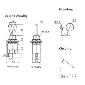 img 3 attached to MTS 101 Position Miniature Toggle Switch