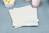 🎉 20 pack of ginger ray chevron divine paper party napkins logo