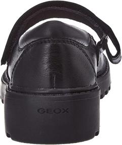 img 2 attached to 👞 Девиче обувь Geox Casey 18 из натуральной кожи нубук, черные